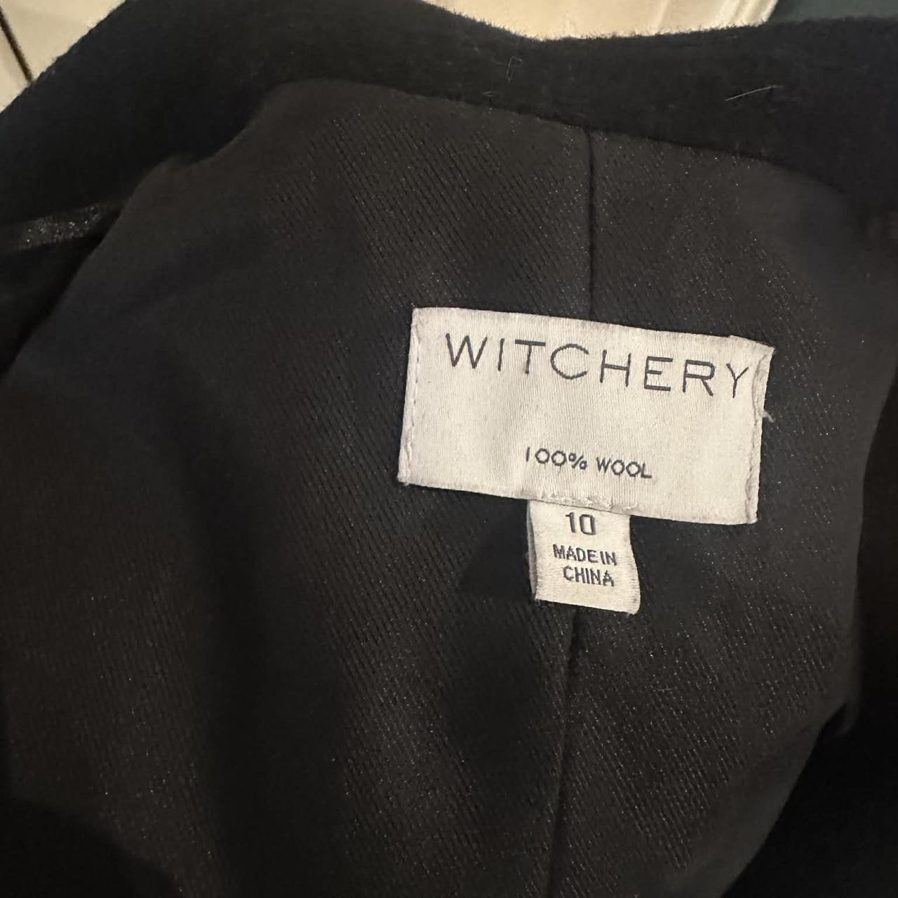 Witchery 100% Wool Belted Long Coat