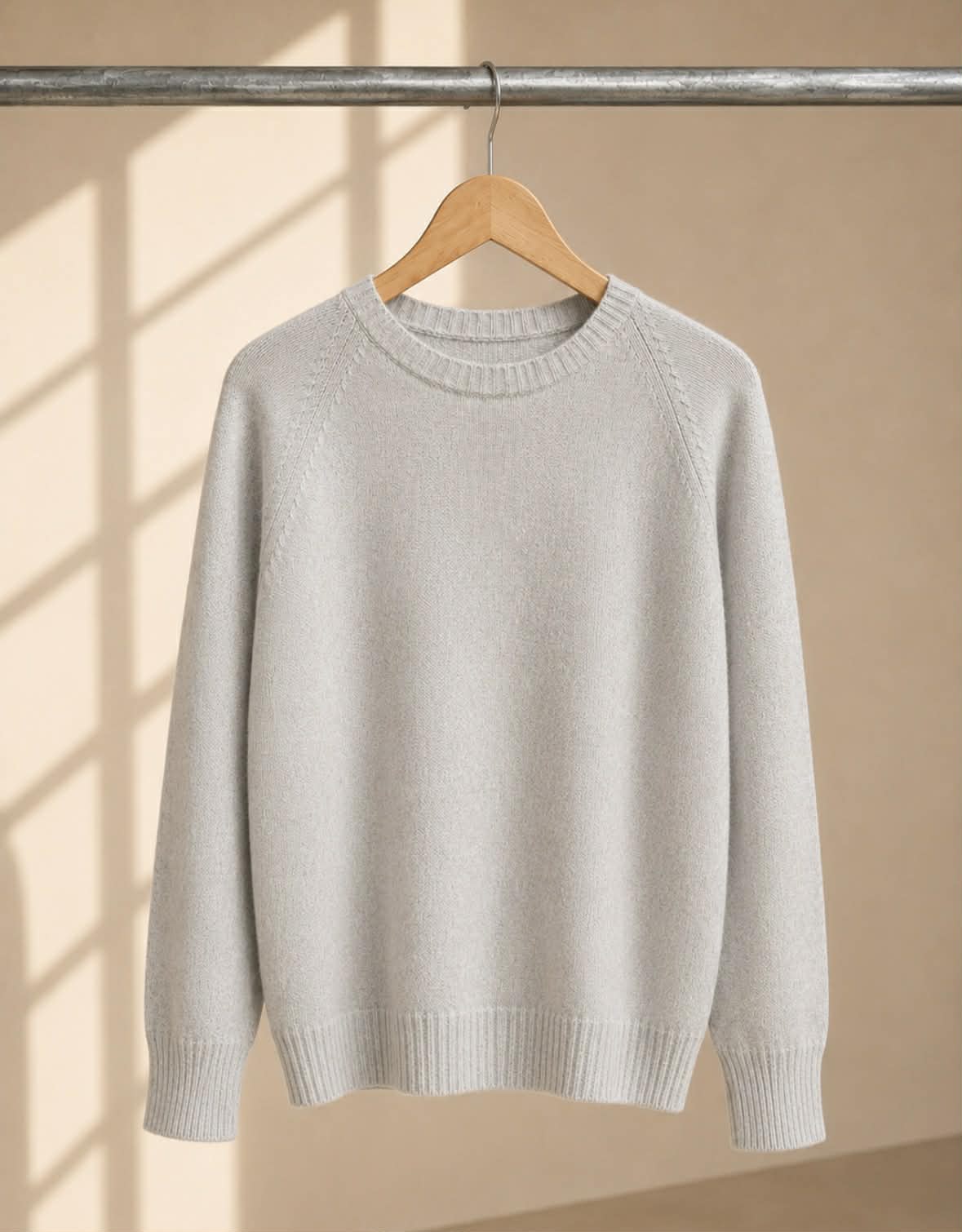 Margaret Howell Cotton Cashmere Crew Neck Sweater — Size 12