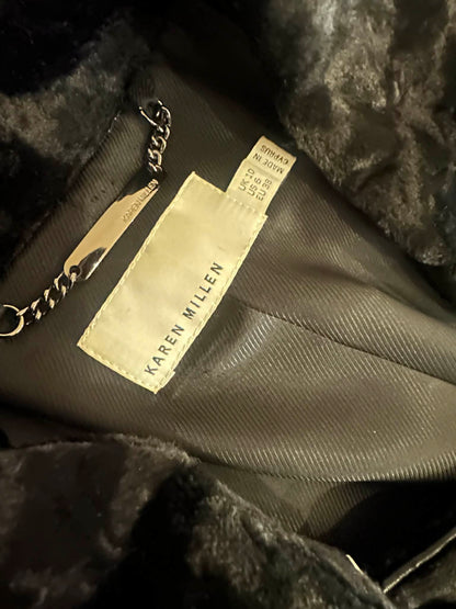 Karen Millen Signature Pony Coat – Size 10