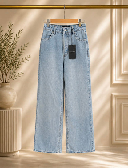 Witchery Hi Rise Wide Leg Jean — Vintage Wash