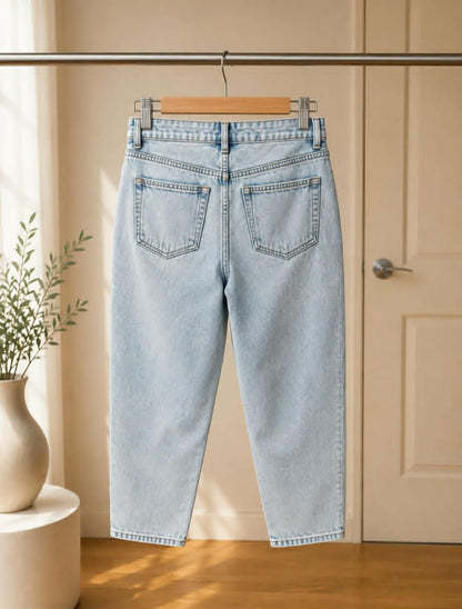 Seed Heritage Light Wash Mom Jeans — Size 10