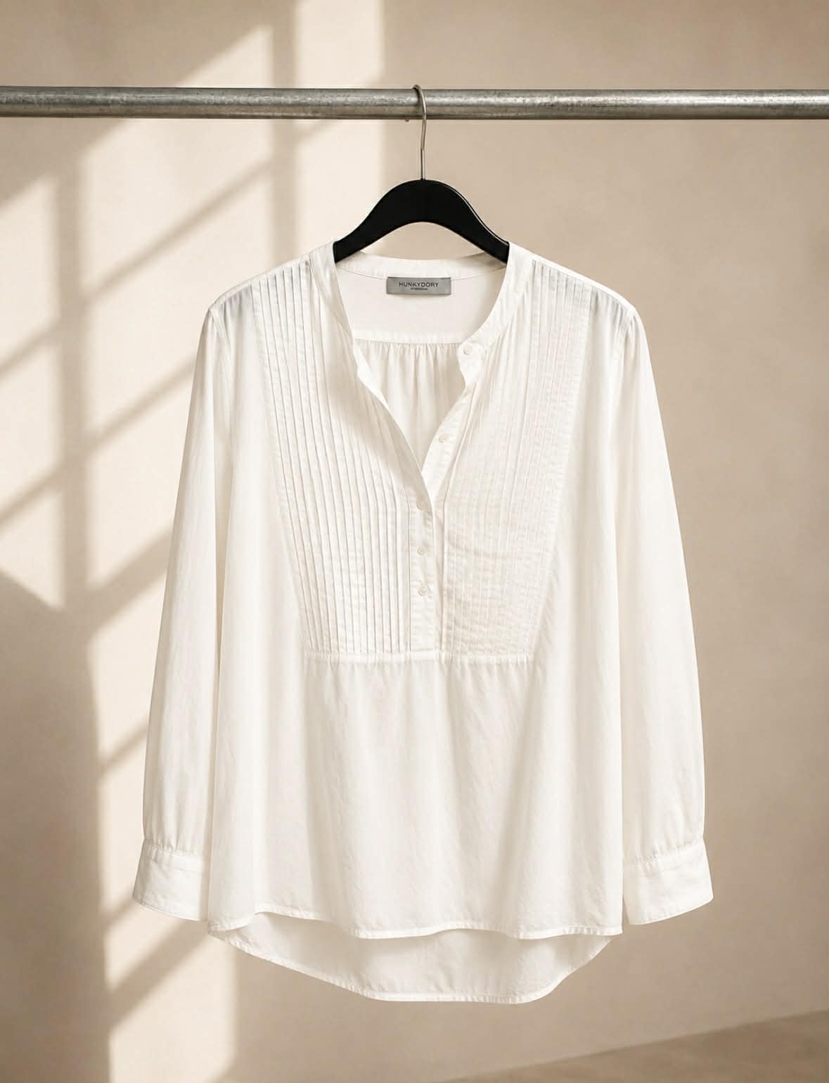 Hunkydory Stockholm White Shirt — Size M