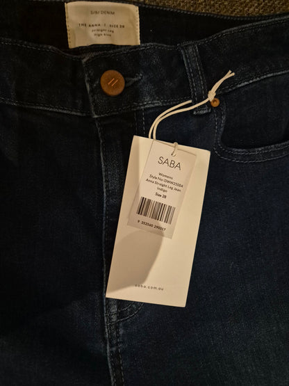 SABA Anna Straight Leg Jean – Indigo, Size 28