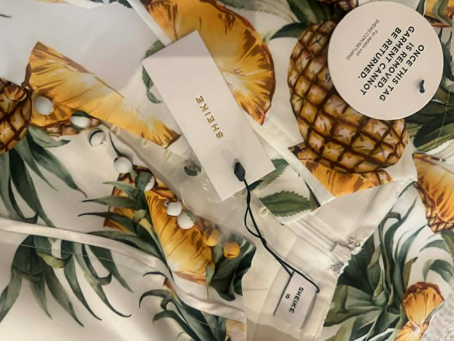 Sheike Pina Colada Dress tags detail