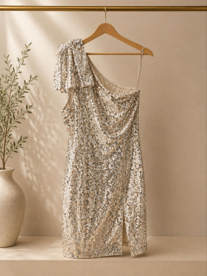 Eliya The Label Lydia Dress – Silver / Size L