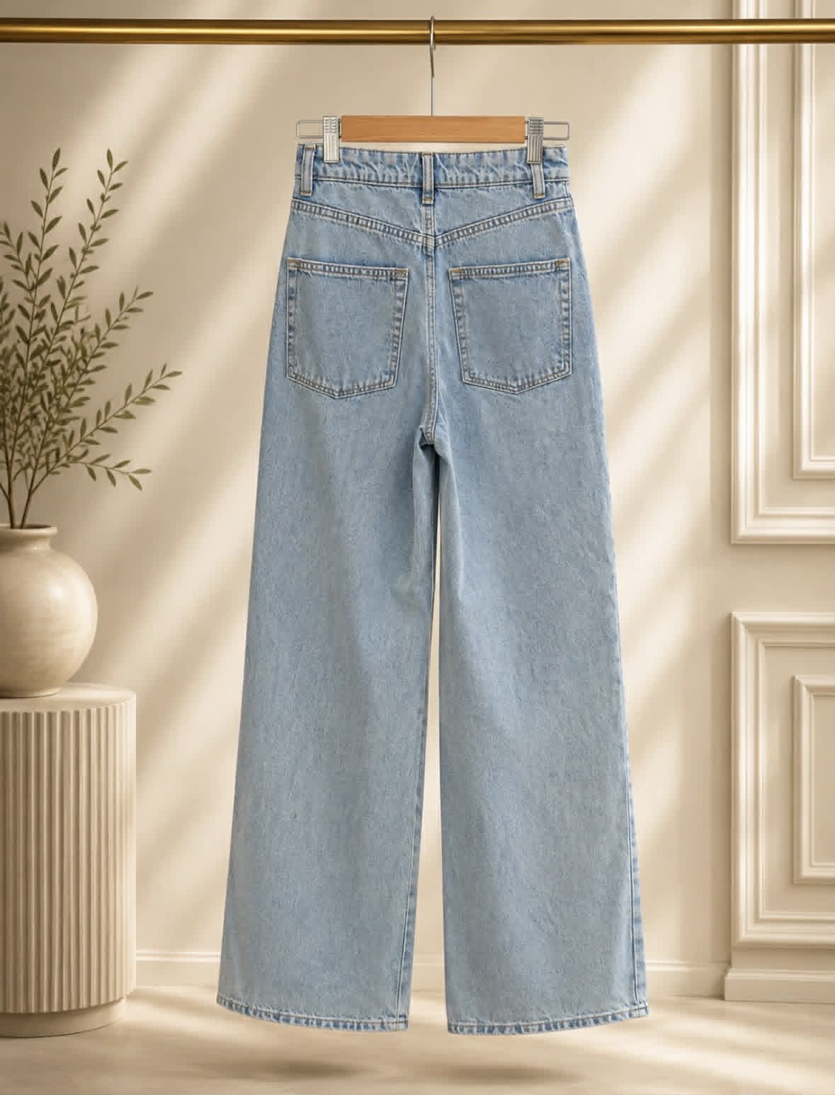 Witchery Hi Rise Wide Leg Jean — Vintage Wash