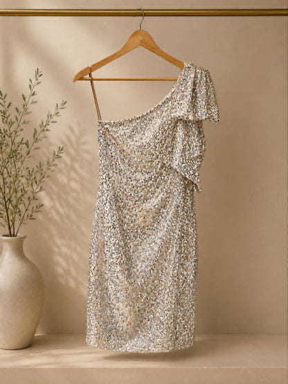 Eliya The Label Lydia Dress – Silver / Size L