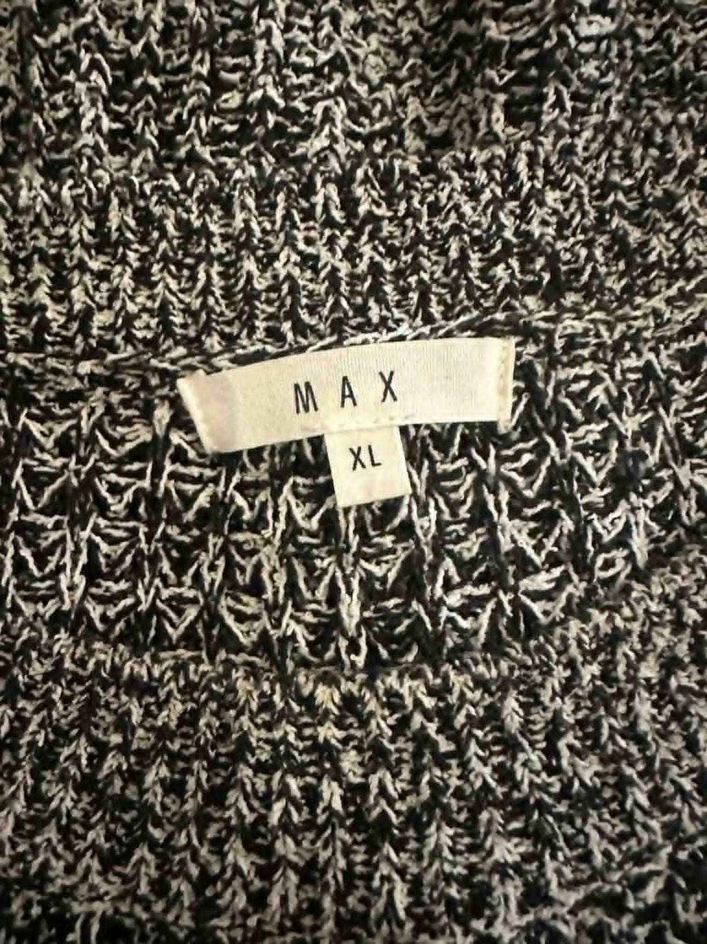 MAX Marled Knit Short Sleeve Top