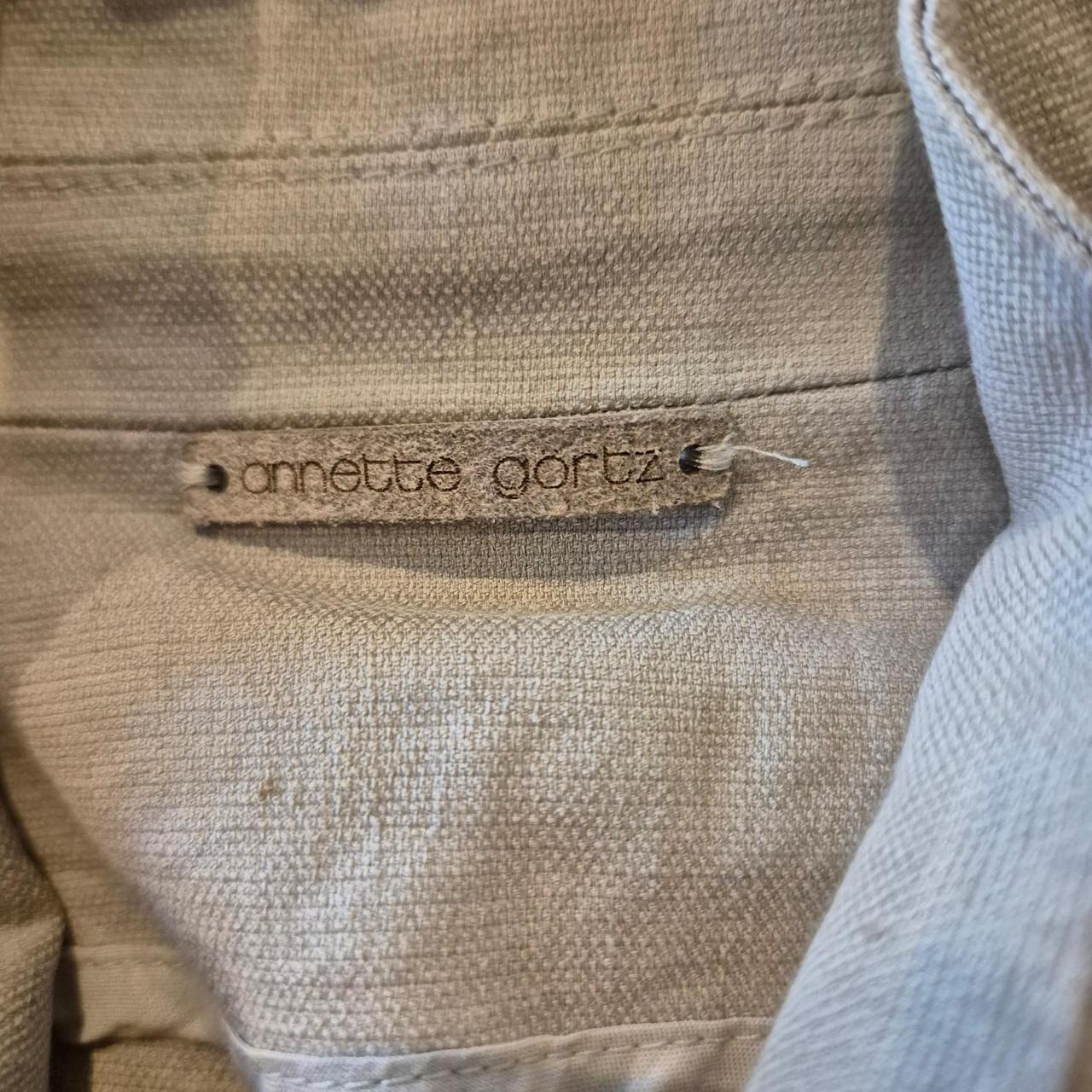 Annette Görtz Linen Jacket — Size 38