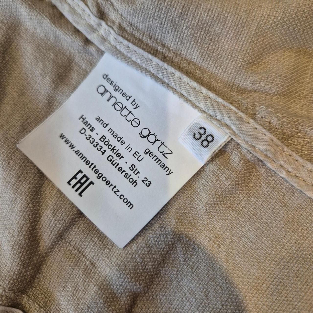Annette Görtz Linen Jacket — Size 38