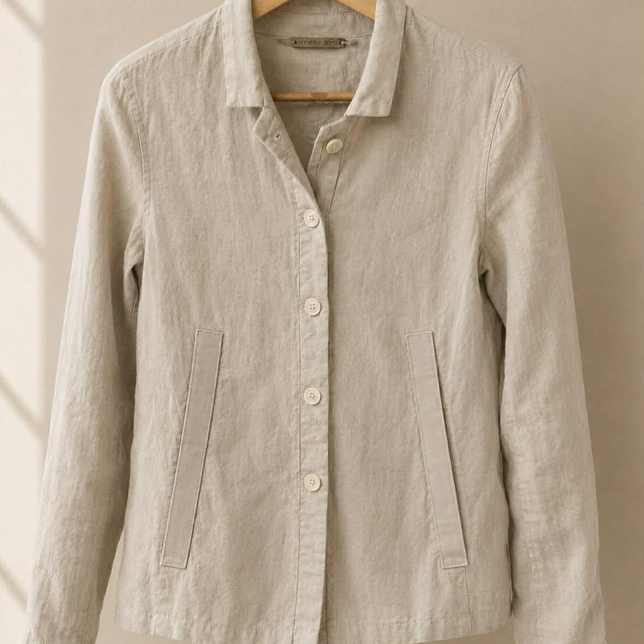 Annette Görtz Linen Jacket — Size 38