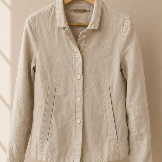 Annette Görtz Linen Jacket — Size 38