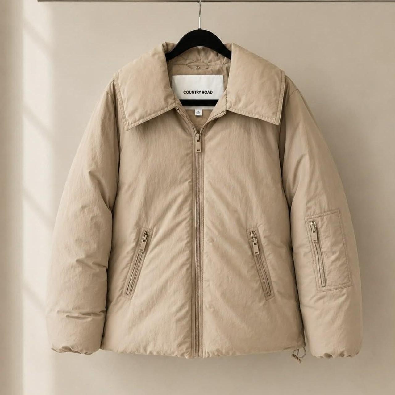 Country Road Puffer Jacket – Sand