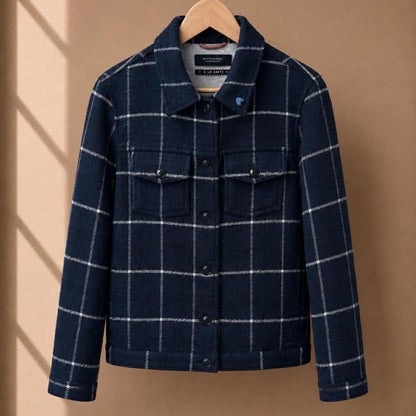 Scotch & Soda Amsterdams Blauw À La Carte Check Jacket