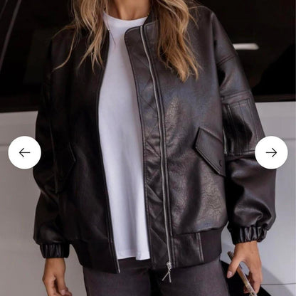 Alexandra Australia Leather Bomber Jacket