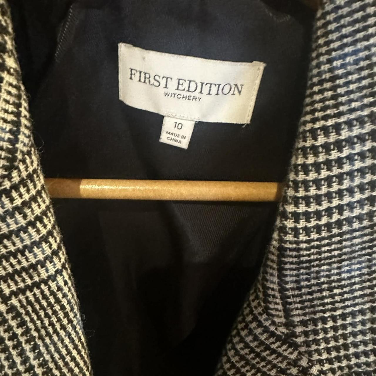 Witchery First Edition Glen Check Double-Breasted Blazer