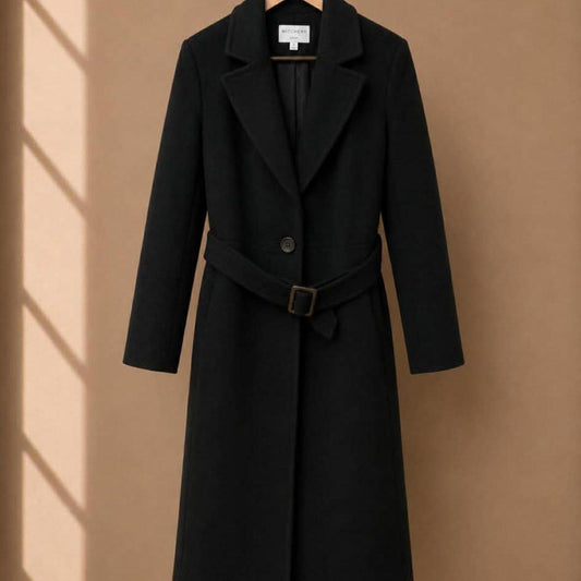 Witchery 100% Wool Belted Long Coat