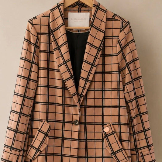Scotch & Soda Modern Classics Check Blazer
