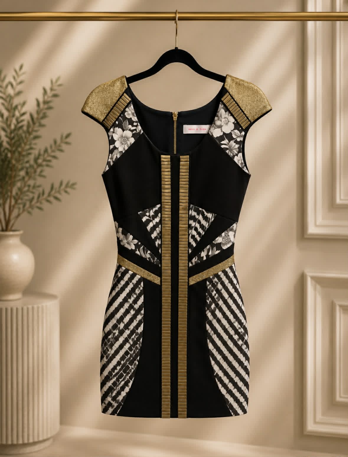 Sass & Bide Floral Tracks dress — front view