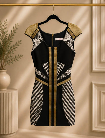 Sass & Bide Floral Tracks dress — front view