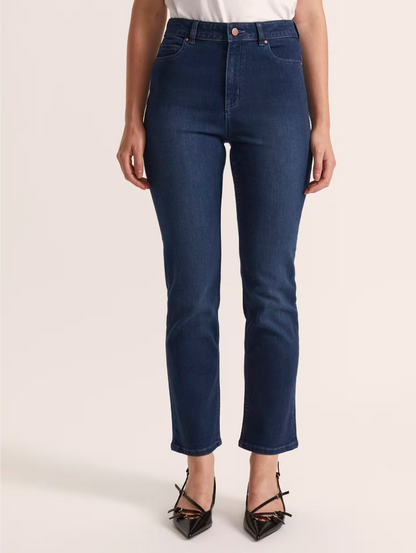 SABA Anna Straight Leg Jean – Indigo, Size 28