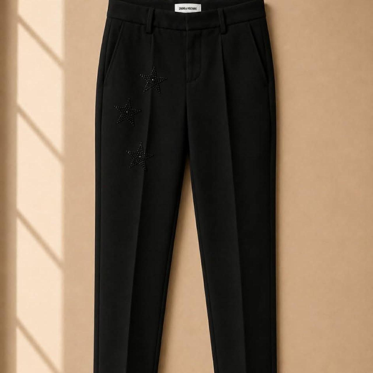Zadig & Voltaire Rhinestone Star Tailored Trousers