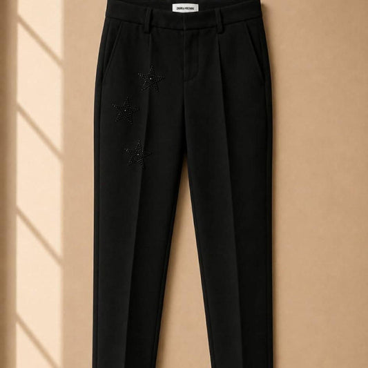 Zadig & Voltaire Rhinestone Star Tailored Trousers