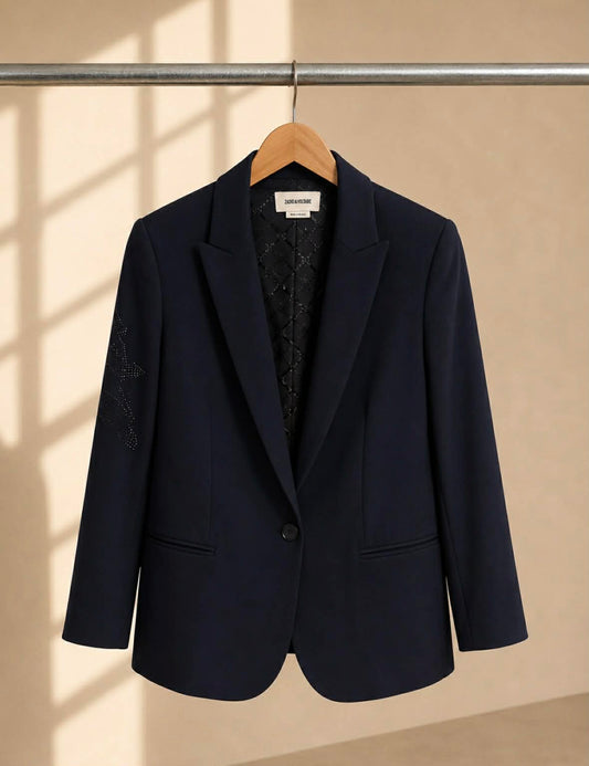 Zadig & Voltaire Viva Arrow Strass Blazer — EU 38 / AU 10