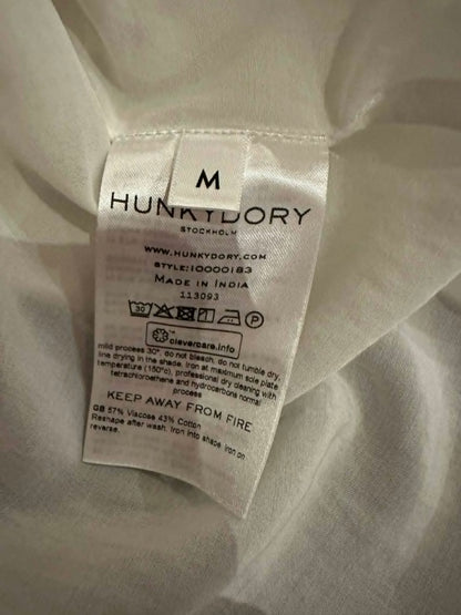 Hunkydory Stockholm White Shirt — Size M