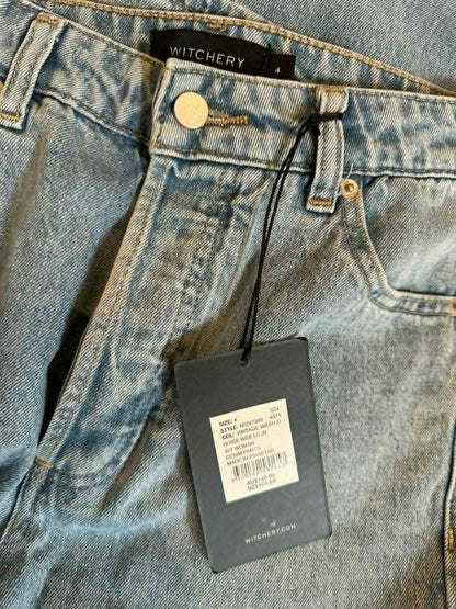 Witchery Hi Rise Wide Leg Jean — Vintage Wash
