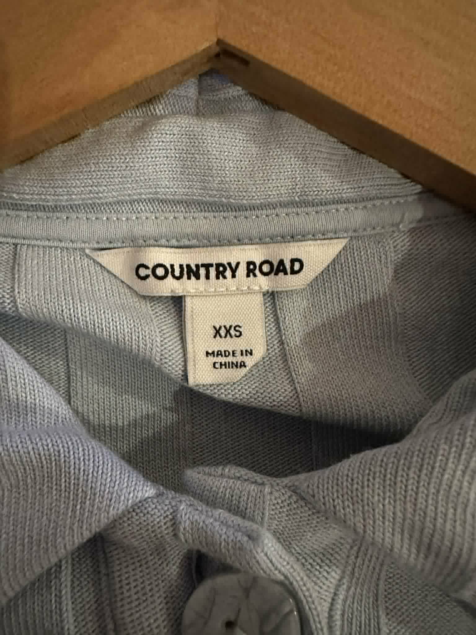 Country Road brand label size XXS made in China